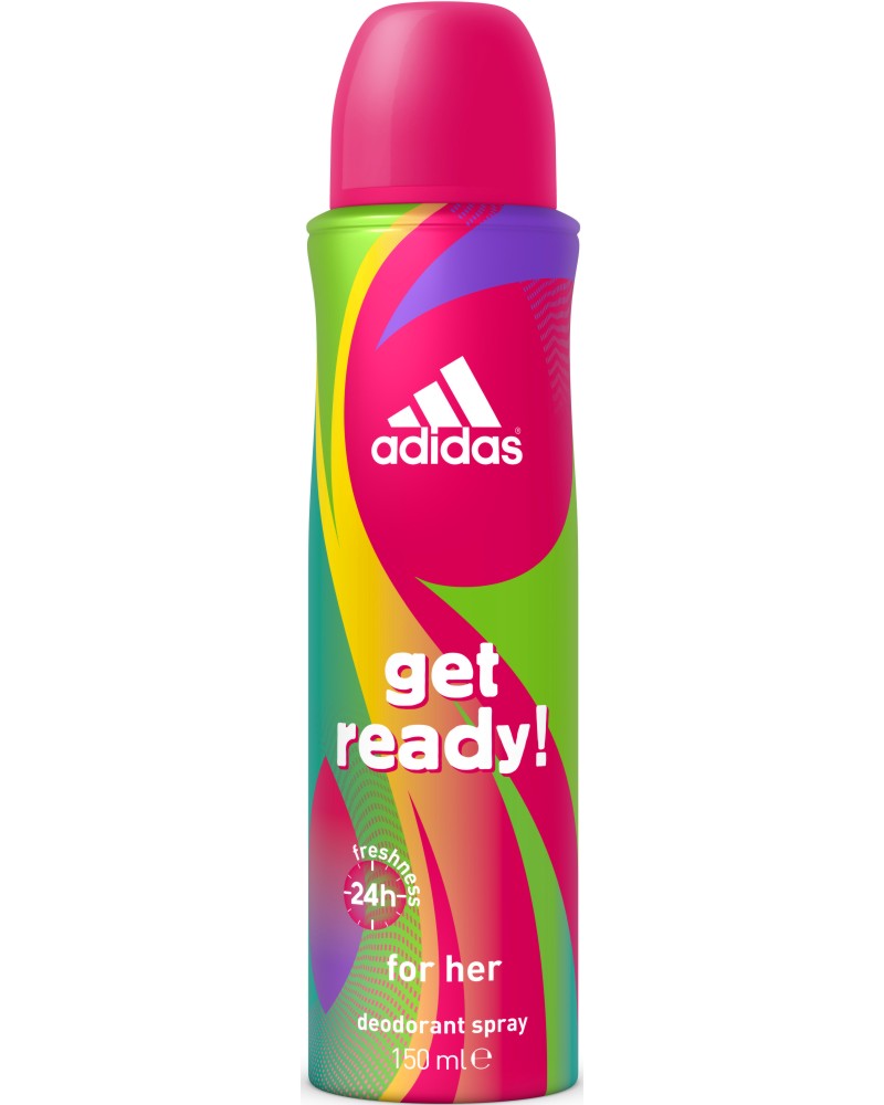 Adidas Women Get Ready Deodorant Spray -      "Get Ready" - 