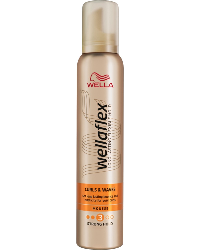 Wellaflex Curls and Waves Strong Hold Mousse -        - 