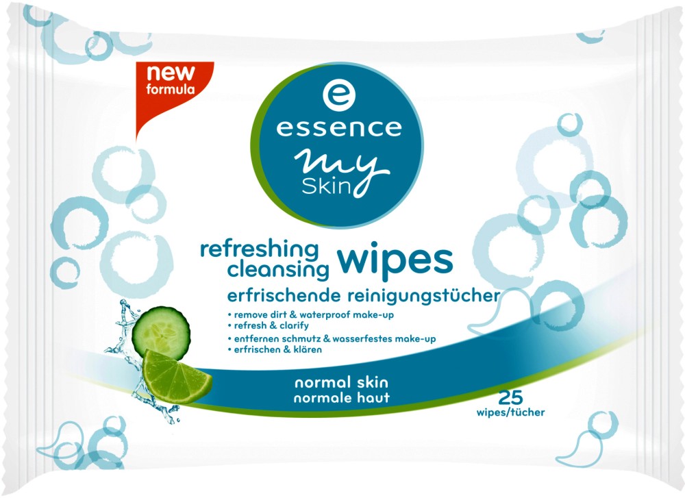 Essence My Skin Refreshing Cleansing Wipes -          -  