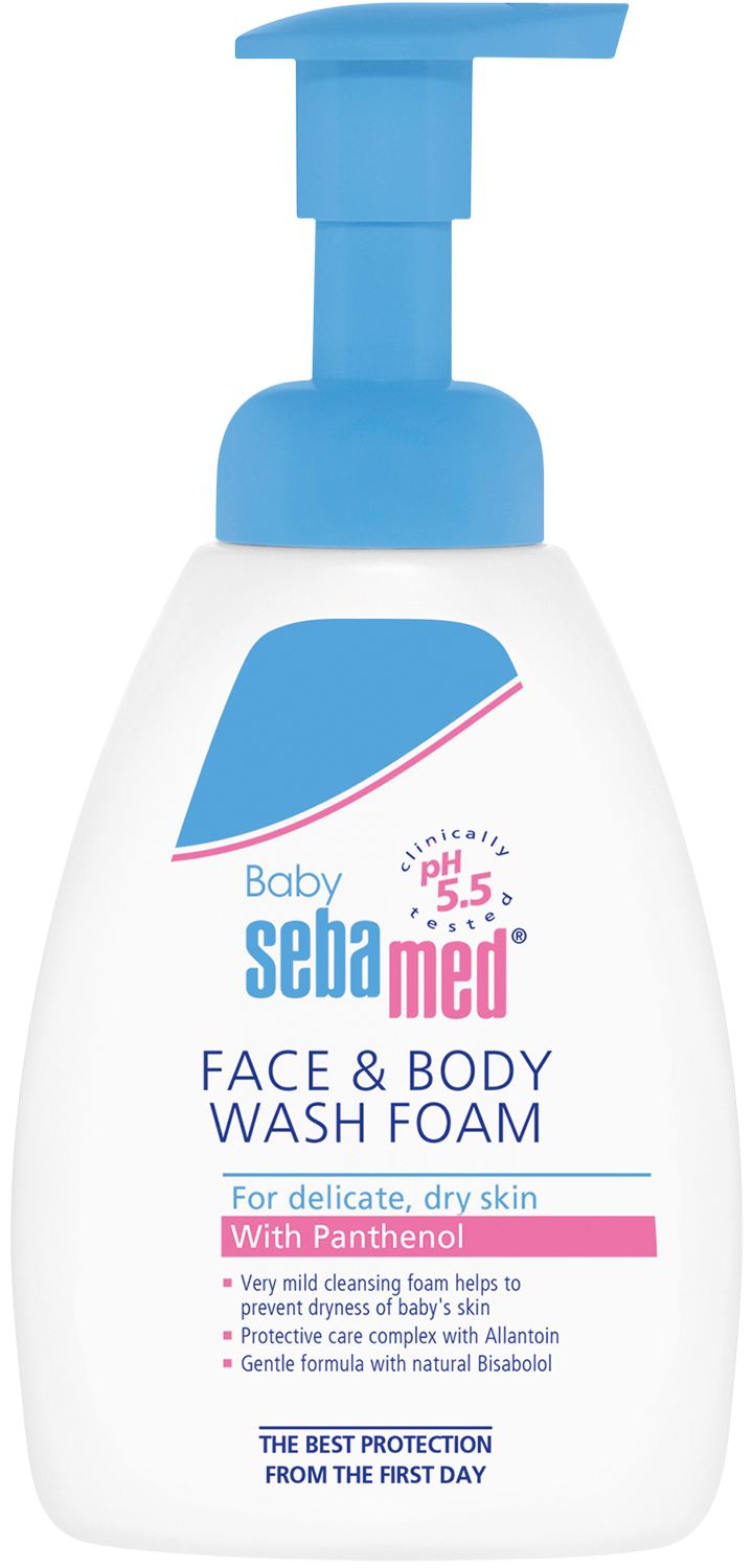 sebamed baby face and body wash