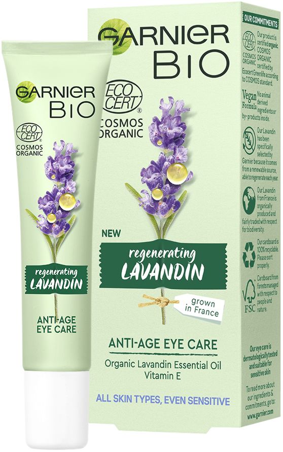Garnier Bio Био околоочен крем против стареене с лавандула store.bg