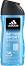 Adidas Men After Sport Shower Gel -    3  1  ,    -  