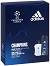 Подаръчен комплект Adidas Champions League - Мъжки парфюм и душ гел за коса и тяло от серията Champions League - 