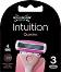 Wilkinson Sword Intuition Quattro - �������� ������� �� �������������, 3 ���� - �������