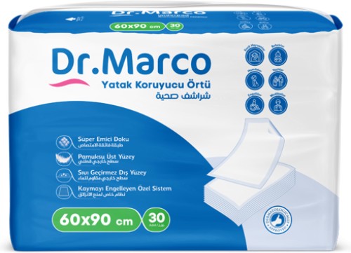 Подложки за еднократна употреба Dr.Marco Подложки за еднократна употреба Dr.Marco - 30 броя, 60 x 90 cm - продукт