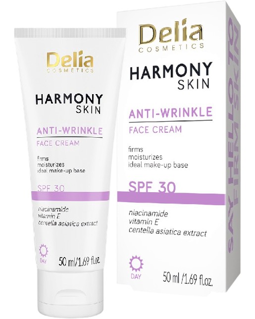 Delia Harmony Skin Anti-Wrinkle Face Cream SPF 30 -      - 