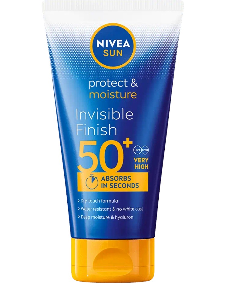 Nivea Sun Protect & Moisture Invisible Finish Lotion SPF 50+ - ������������� ������ �� ������� Nivea Sun - ������