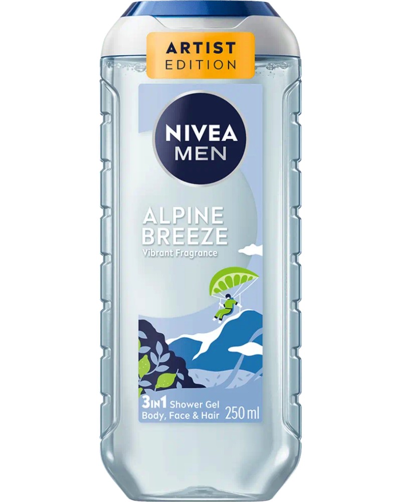 Nivea Men Artist Edition Alpine Breeze Shower Gel 3 in 1 -      ,      Artist Edition -  