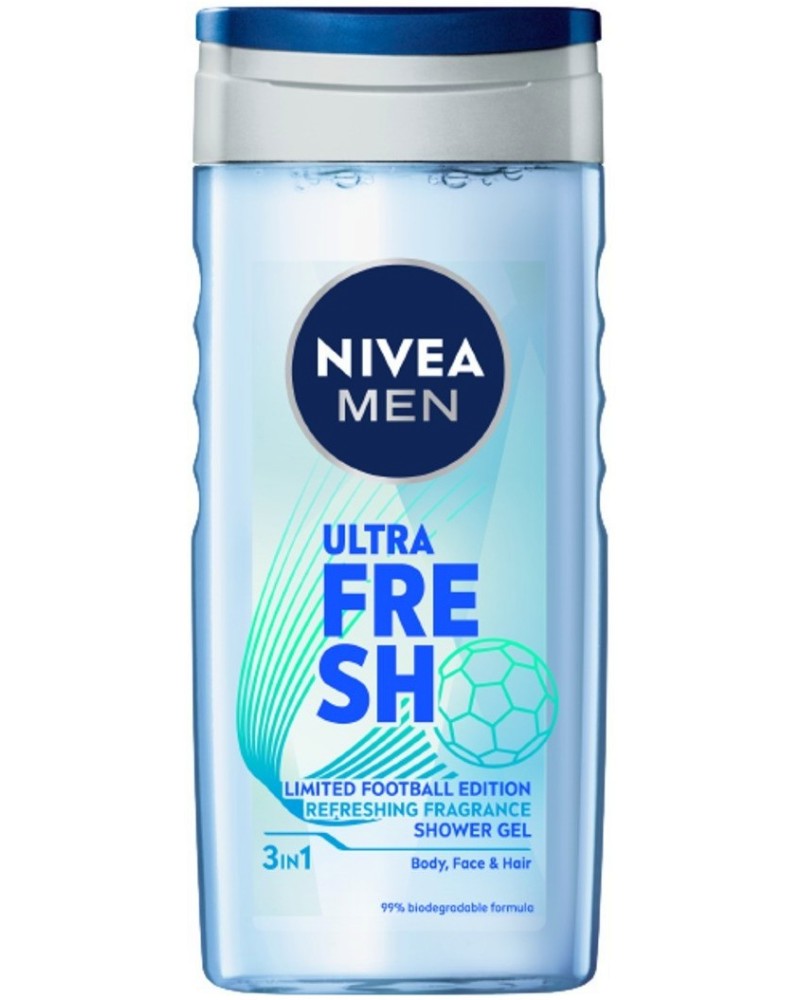 Nivea Men Ultra Fresh Shower Gel -      ,    -  