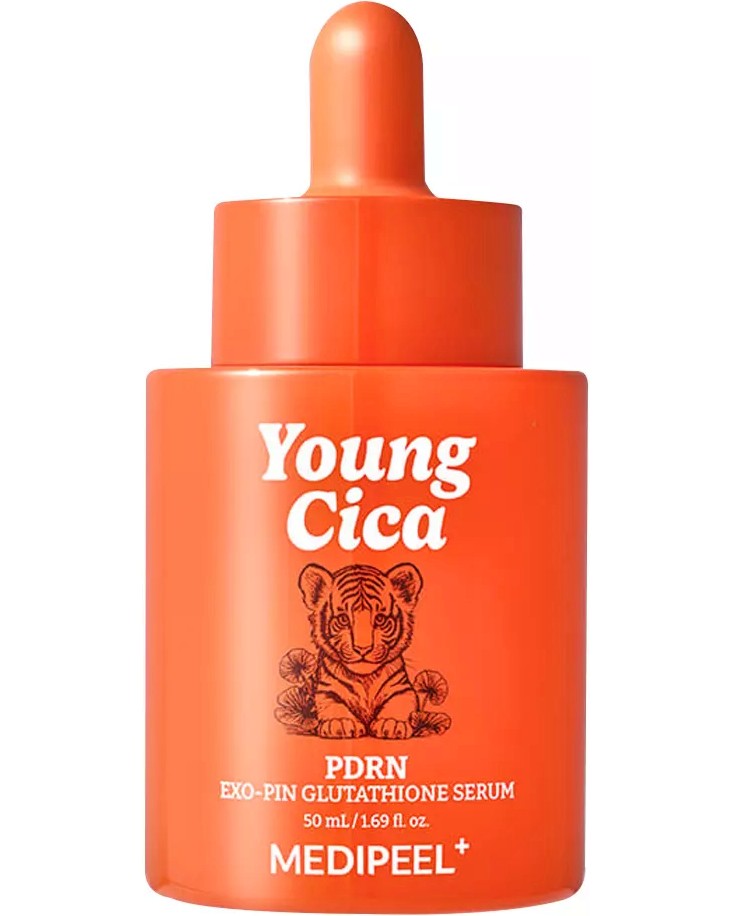 MEDI-PEEL Young Cica PDRN Exo-Pin Glutathione Serum MEDI-PEEL Young Cica PDRN Exo-Pin Glutathione Serum - Изсветляващ серум за лице против бръчки с глутатион от серията Young Cica - серум