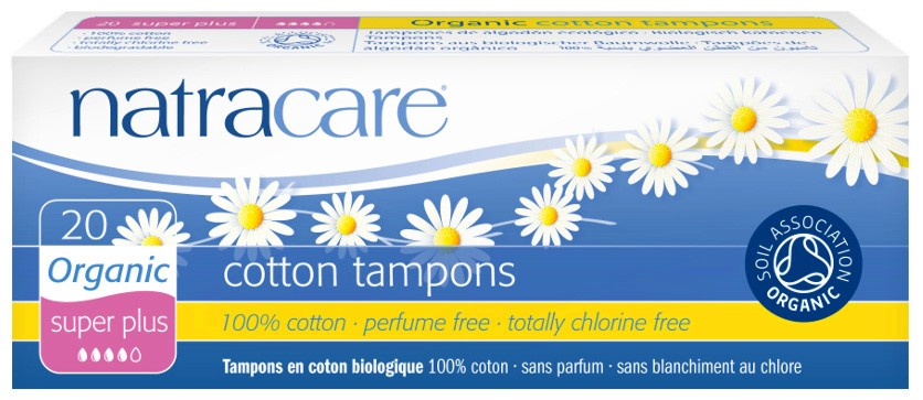 Natracare Cotton Tampons Super Plus -           20  - 