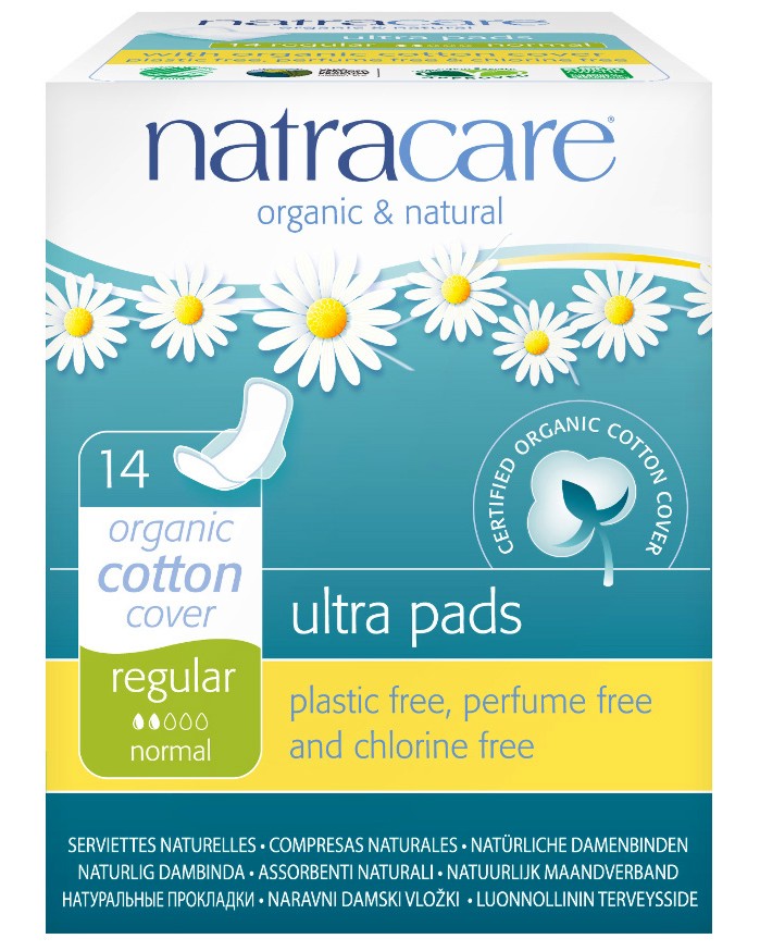 Natracare Ultra Pads Regular - 14       -  