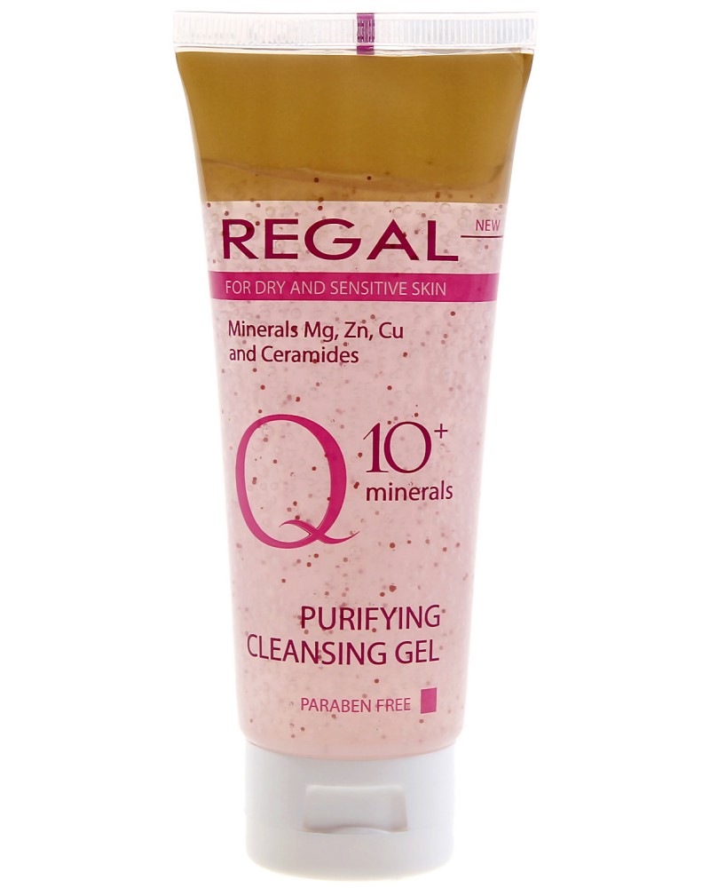 Regal Q10+ Purifying Cleansing Gel - Измиващ гел против бръчки от серията Q10+ - гел