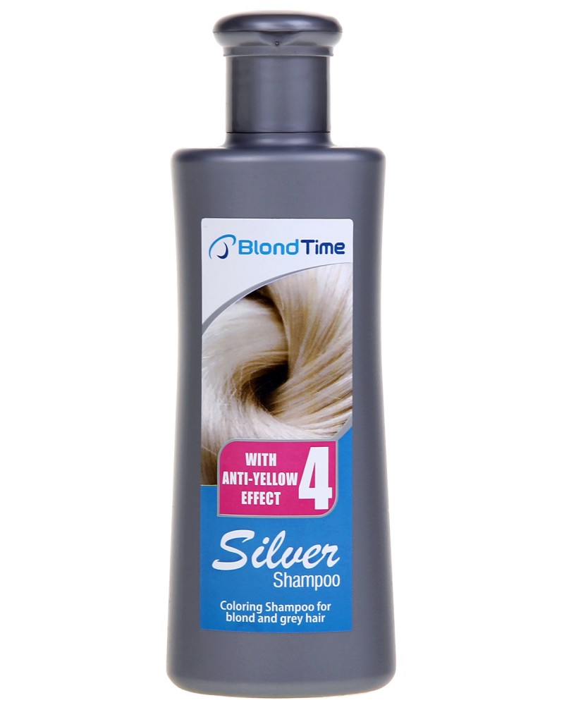 Blond Time Silver Shampoo - Шампоан против жълти оттенъци от серията Blond Time - шампоан