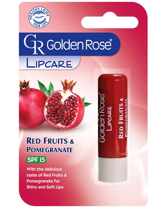 Golden Rose Lip Care Red Fruits & Pomegranate - SPF 15 -      - 
