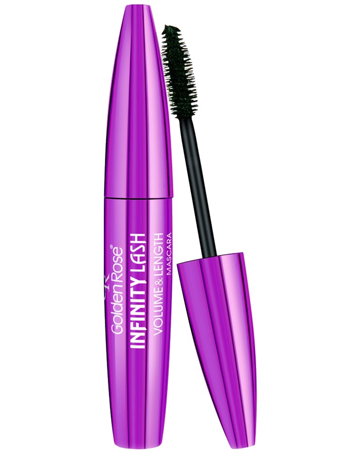 Golden Rose Infinity Lash Volume & Length Mascara Golden Rose Infinity Lash Volume & Length Mascara - Спирала за супер обем и удължаване - спирала