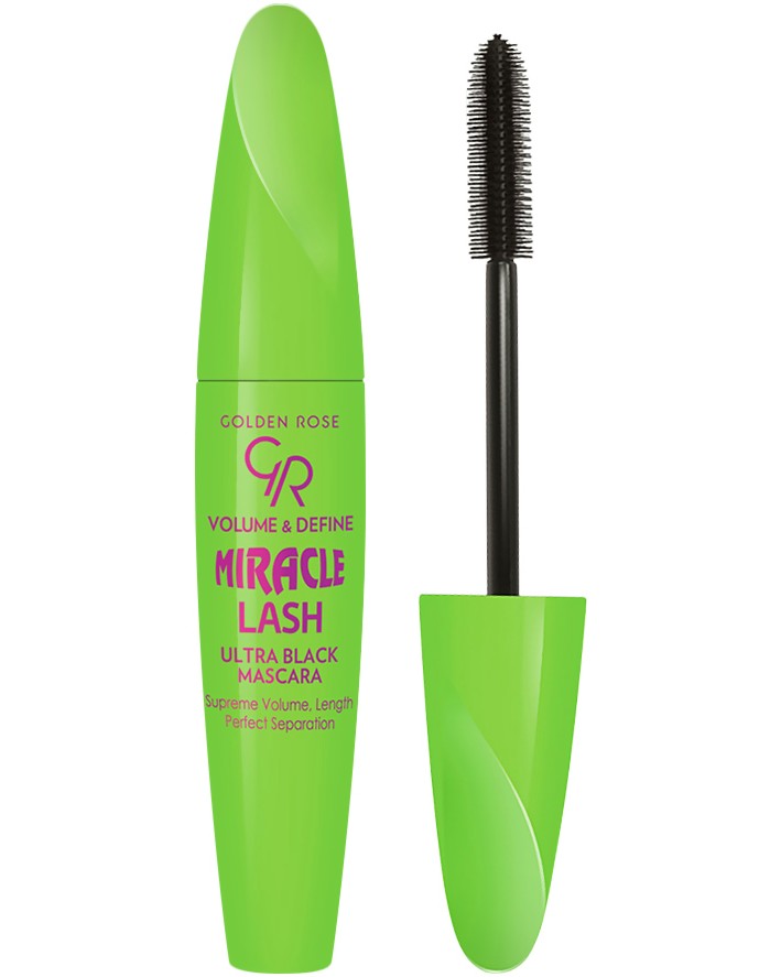 Golden Rose Volume & Define Miracle Lash Golden Rose Volume & Define Miracle Lash - Спирала за обем и удължаване на миглите - спирала