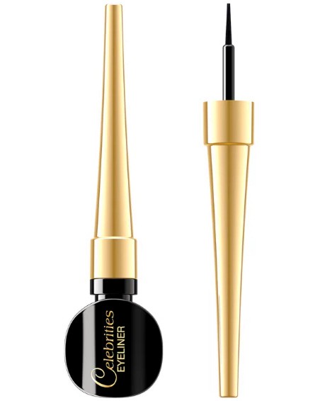 Eveline Celebrities Eyeliner Eveline Celebrities Eyeliner - Течна очна линия за прецизно нанасяне - очна линия
