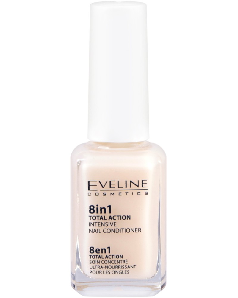 Eveline 8 in 1 Total Action Intensive Nail Conditioner -     8  1   Swiss recipe - 