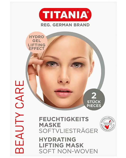 Titania Effects Hydrating Lifting Mask Titania Effects Hydrating Lifting Mask - Хидратираща хидрогел маска за лице с лифтинг ефект - 2 броя - маска