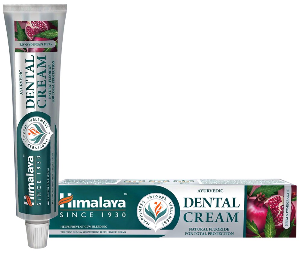 Himalaya Herbals Dental Cream - Билкова паста за зъби - паста за зъби
