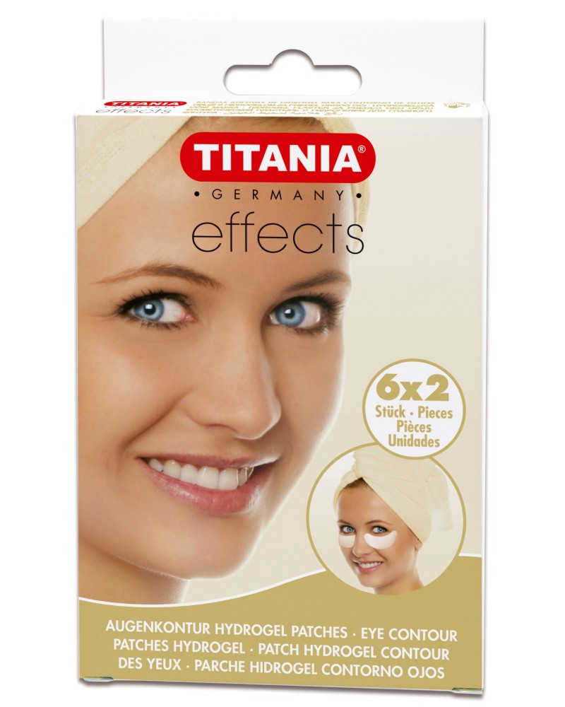 Titania Effects Eye Contour Patches Hydrogel -   6 x 2      - 