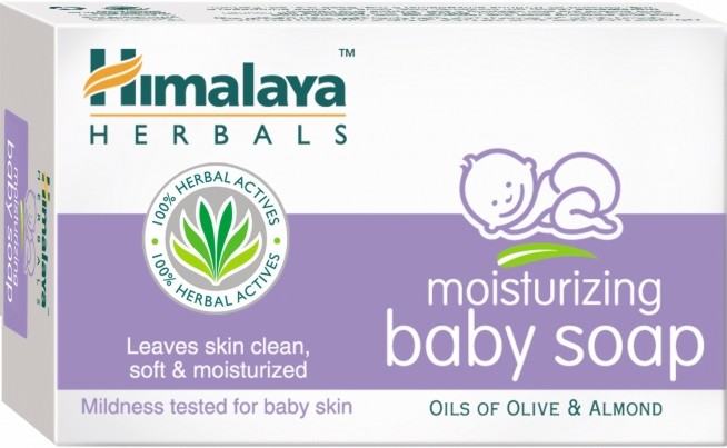 Himalaya Moisturizing Baby Soap - Хидратиращ бебешки сапун от серията Himalaya Baby - сапун