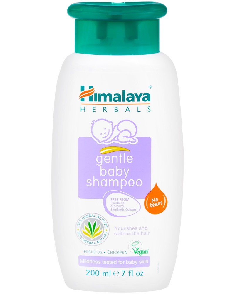 Himalaya Gentle Baby Shampoo - Нежен бебешки шампоан от серията Himalaya Baby - шампоан