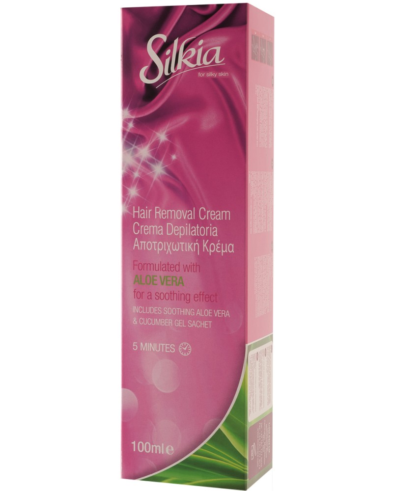 Silkia Hair Removal Cream - Депилиращ крем с алое вера - крем