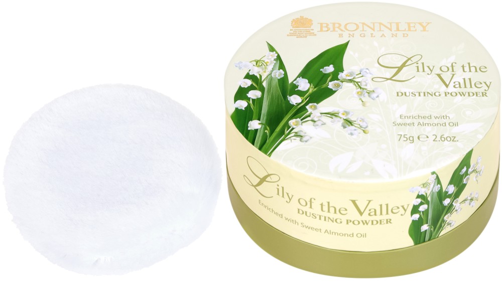 Bronnley Lily of the Valley Dusting Powder - �������� ����� �� ���� � ��������� ����� �� ������� "Lily of the Valley" - �����