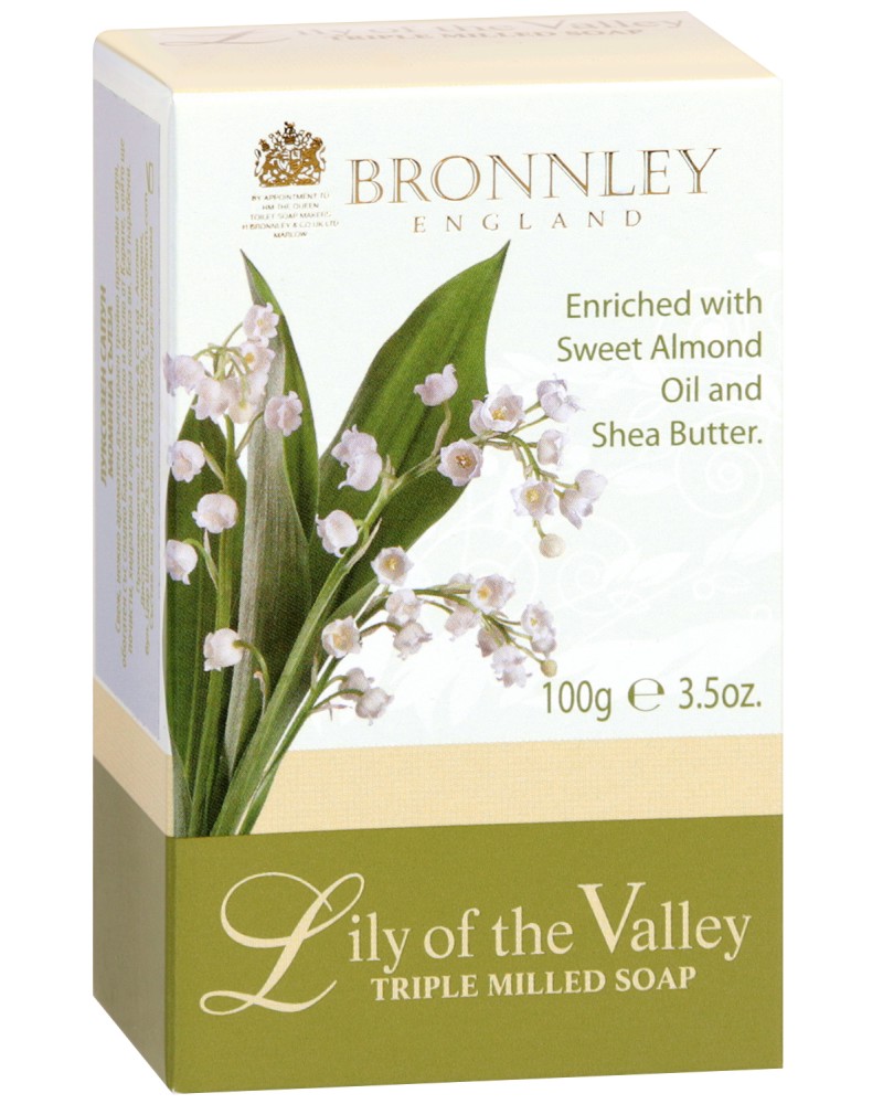 Bronnley Lily of the Valley Triple Milled Soap -     "Lily of the Valley" - 