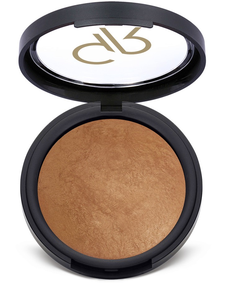 Golden Baked Stardust Golden Baked Stardust - Печена пудра за лице с блестящи частици - руж