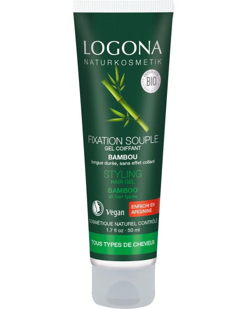 Logona Styling Hair Gel Bamboo -         - 