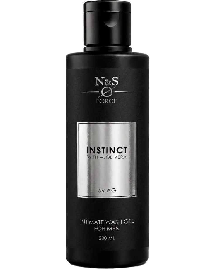 N&S FORCE Instinct Intimate Wash Gel for Men N&S FORCE Instinct Intimate Wash Gel for Men - Интимен измиващ гел за мъже с алое вера - гел