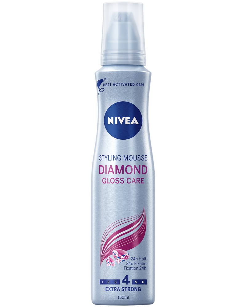 Nivea Diamond Gloss Styling Mousse -             "Diamond Gloss" - 