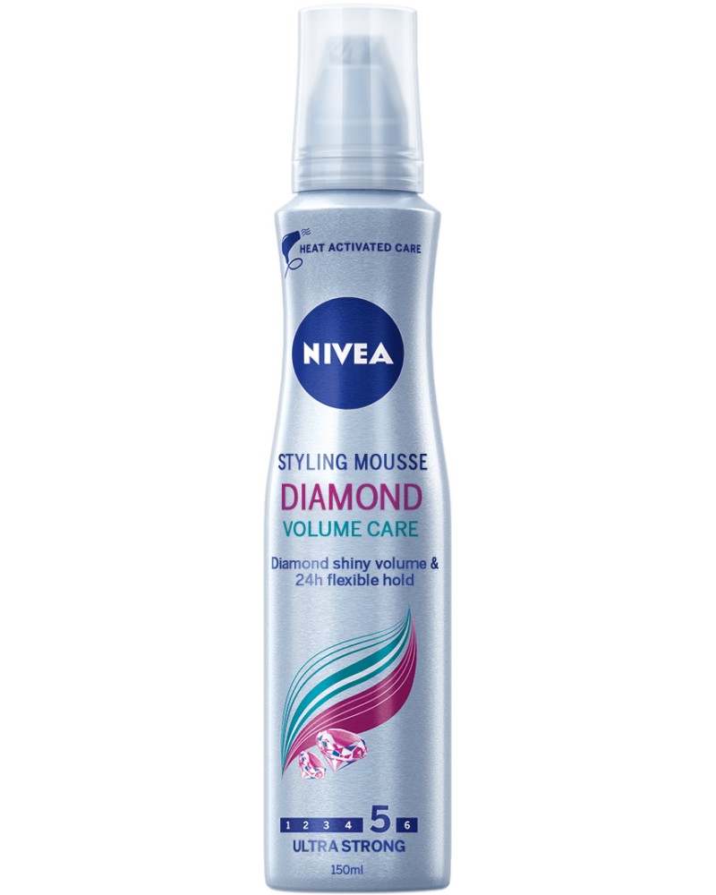 Nivea Diamond Volume Styling Mousse -          Diamond Volume - 