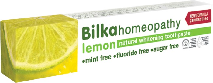 Bilka Homeopathy Lemon Natural Whitening Toothpaste -         Homeopathy -   