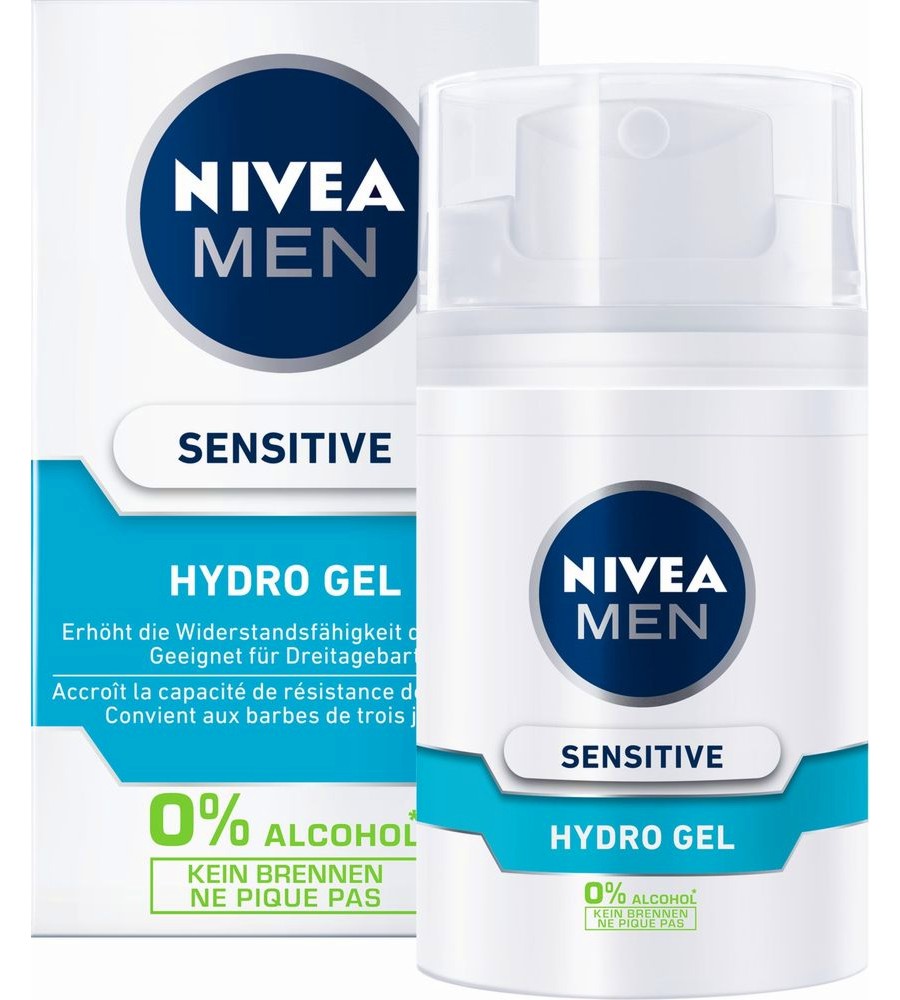 Nivea Men Sensitive Hydro Gel - ���������� ��� �� ���� �� ������������ ���� �� ������� "Sensitive" - ���