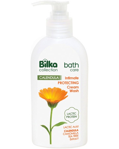 Bilka Intimate Calendula Protecting Cream Wash - Интимен крем сапун с невен и млечна киселина - сапун