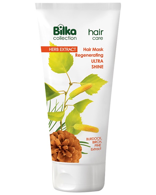 Bilka Hair Collection Regenerating Hair Mask - Регенерираща маска за коса за блясък - маска