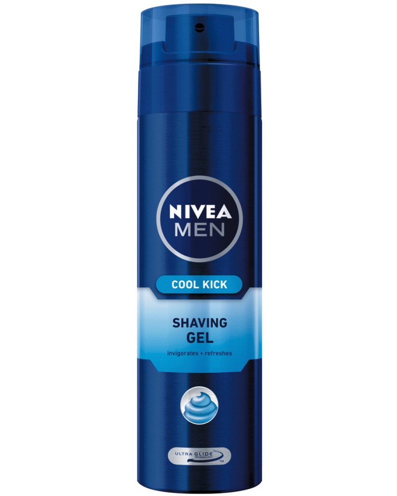 Nivea Men Cool Kick Shaving Gel - ��������� ��� �� �������� �� ������� "Cool Kick" - ���