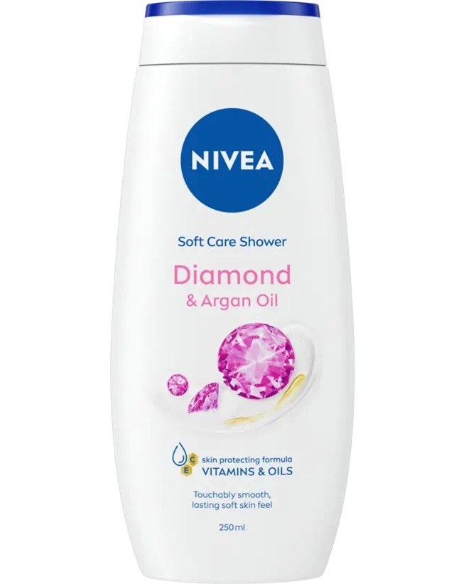 Nivea Diamond & Argan Oil Soft Care Shower -       -  