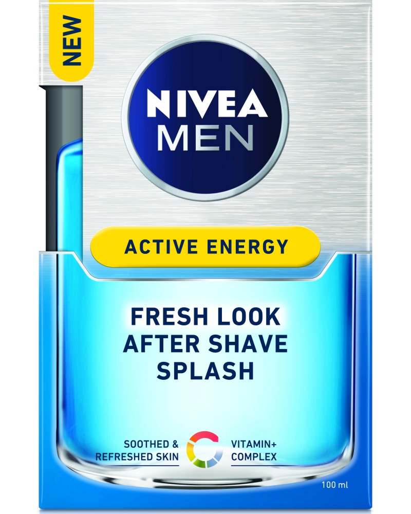 Nivea Men Active Energy Fresh Look After Shave Splash -         "Active Energy" - 