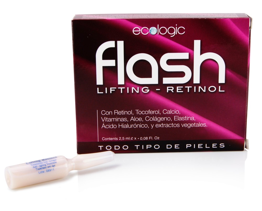Diet Esthetic Ecologic Flash Lifting Retinol - ������� ������ �� ���� � ������� - 5 x 2.5 ml - �������