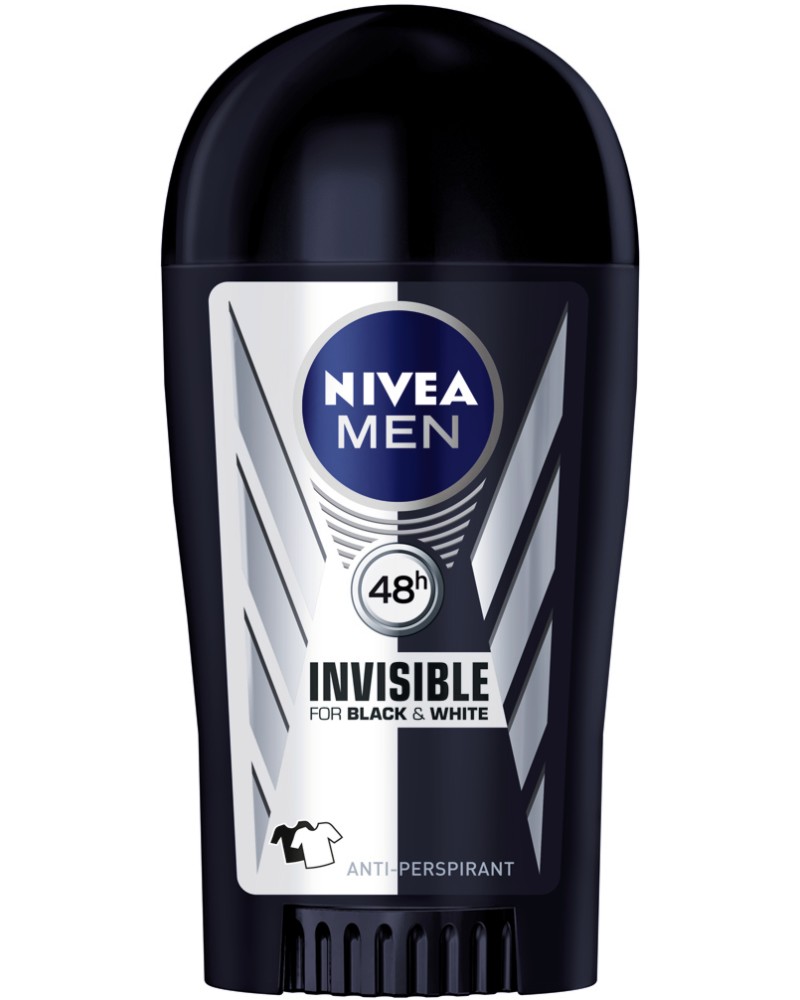 Nivea Men Black & White Anti-Perspirant Stick -         Black & White - 