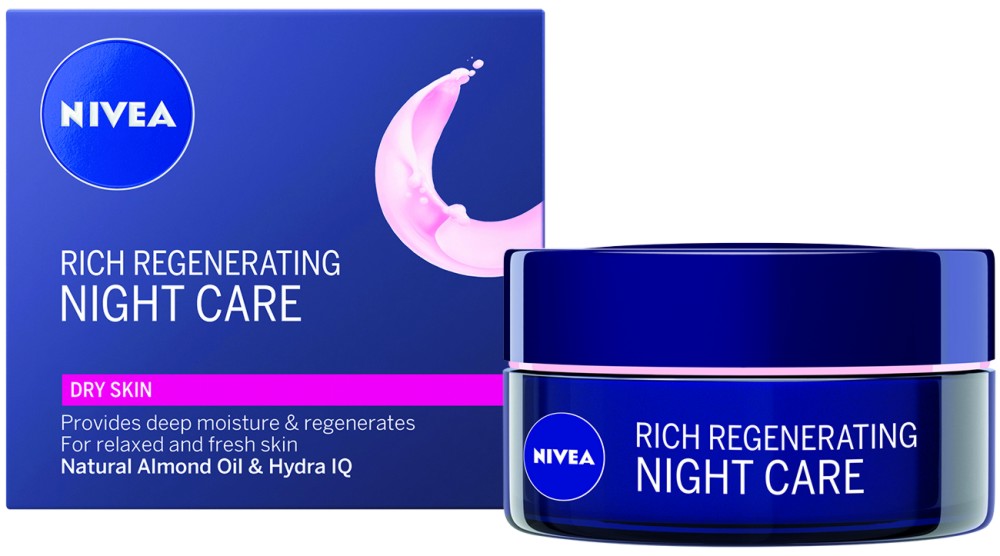 Nivea Rich Regenerating Night Cream - ������������� ����� ���� �� ���� ��� ������������ ���� - ����