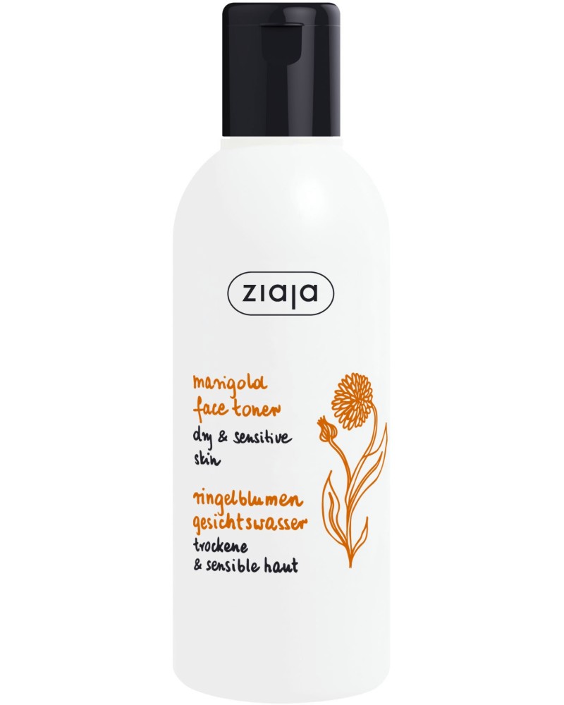 Ziaja Marigold Face Toner Dry & Sensitive Skin -           - 