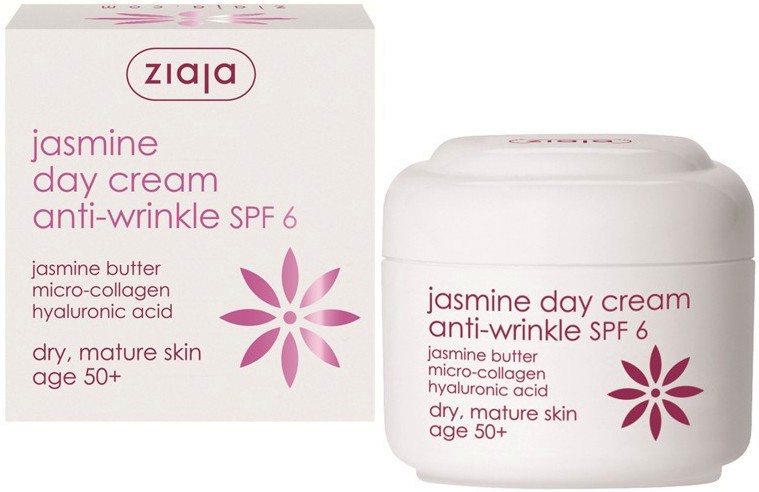 Ziaja Jasmine Anti-Wrinkle Day Cream 50+ -      Jasmine Anti-Wrinkle - 