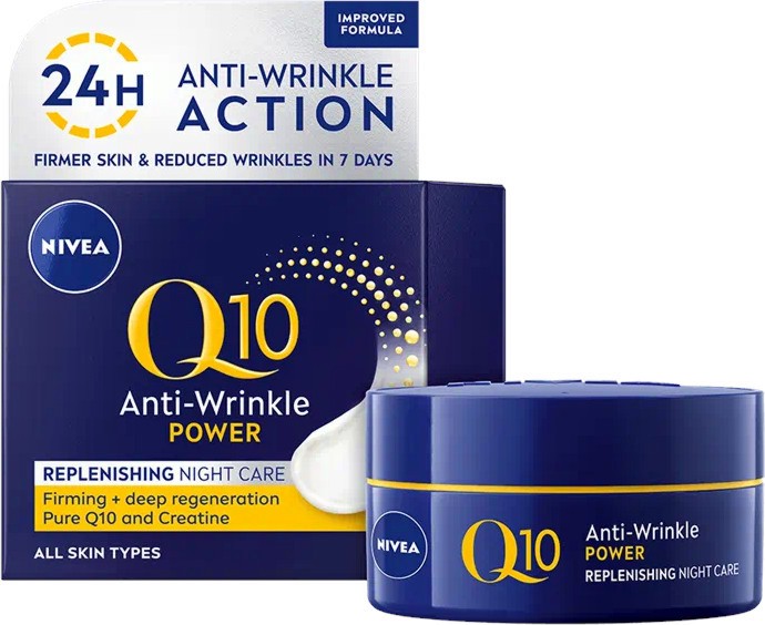 Nivea Q10 Power Anti-Wrinkle Replenishing Night Care -         Q10 Power - 