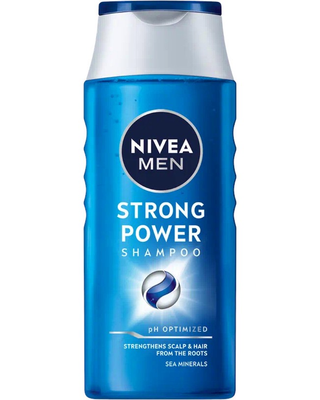 Nivea Men Care Shampoo Strong Power -          - 